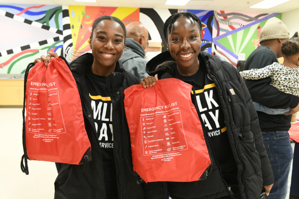 Volunteers at MLK Day of Service